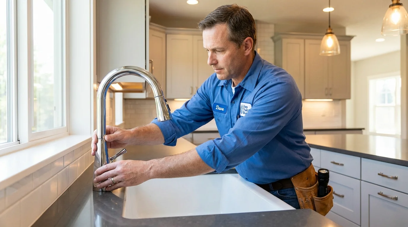 Kitchen faucet installation by Johns Plumbing LLC in Ransom Canyon